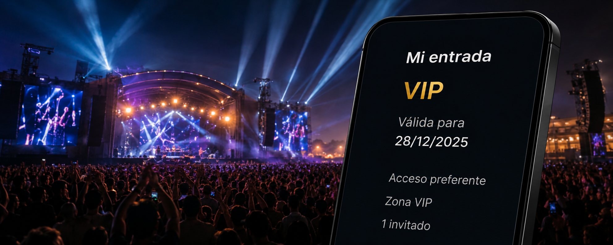 Card visual de Dame un QR para gestión de eventos